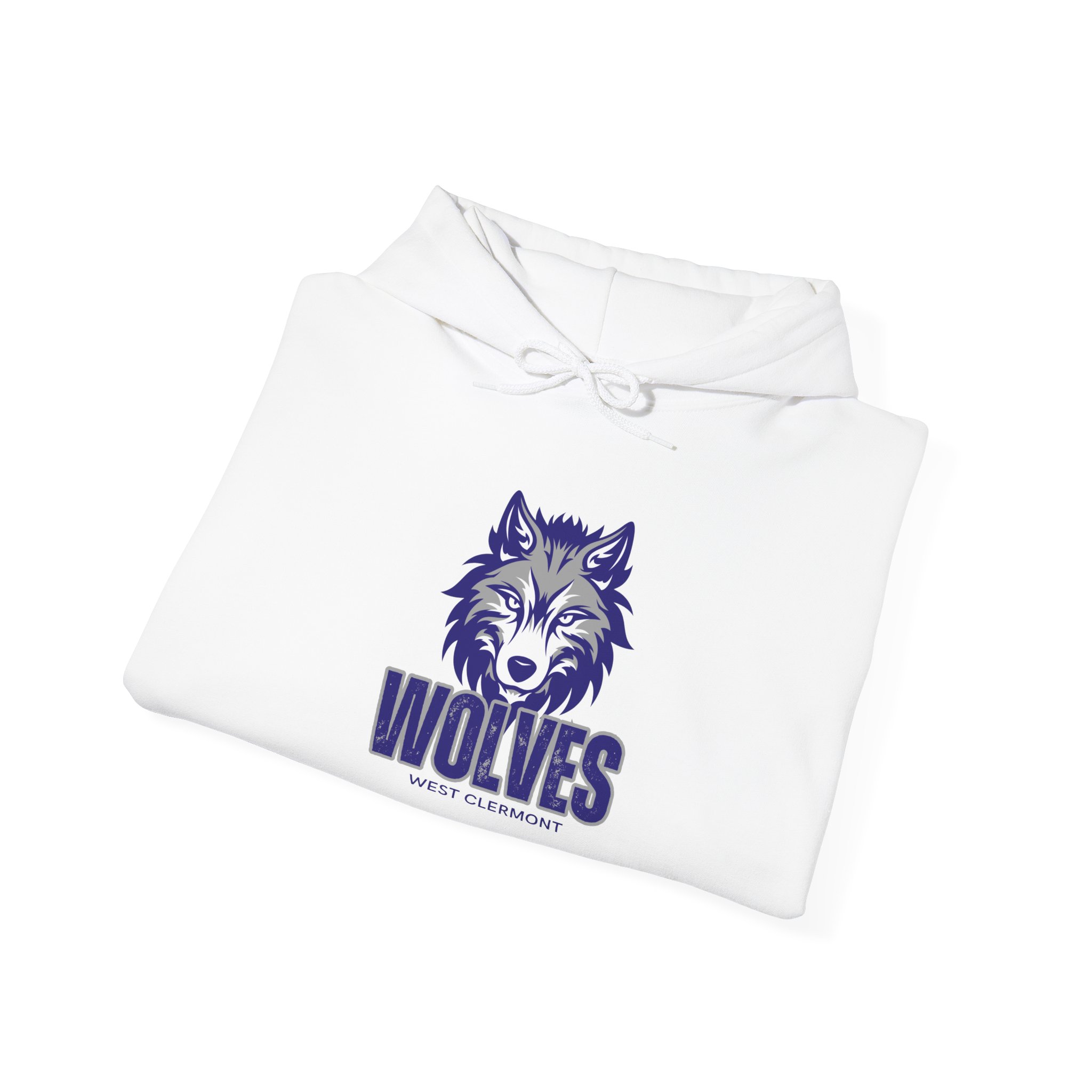 West Clermont Wolves - Unisex Heavy Blend West Clermont™ Hooded Sweatshirt - Image 4