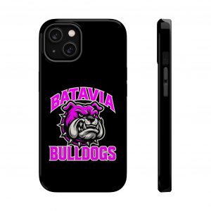 Batavia Bulldogs - Magnetic Impact-Resistant Cases (pink)