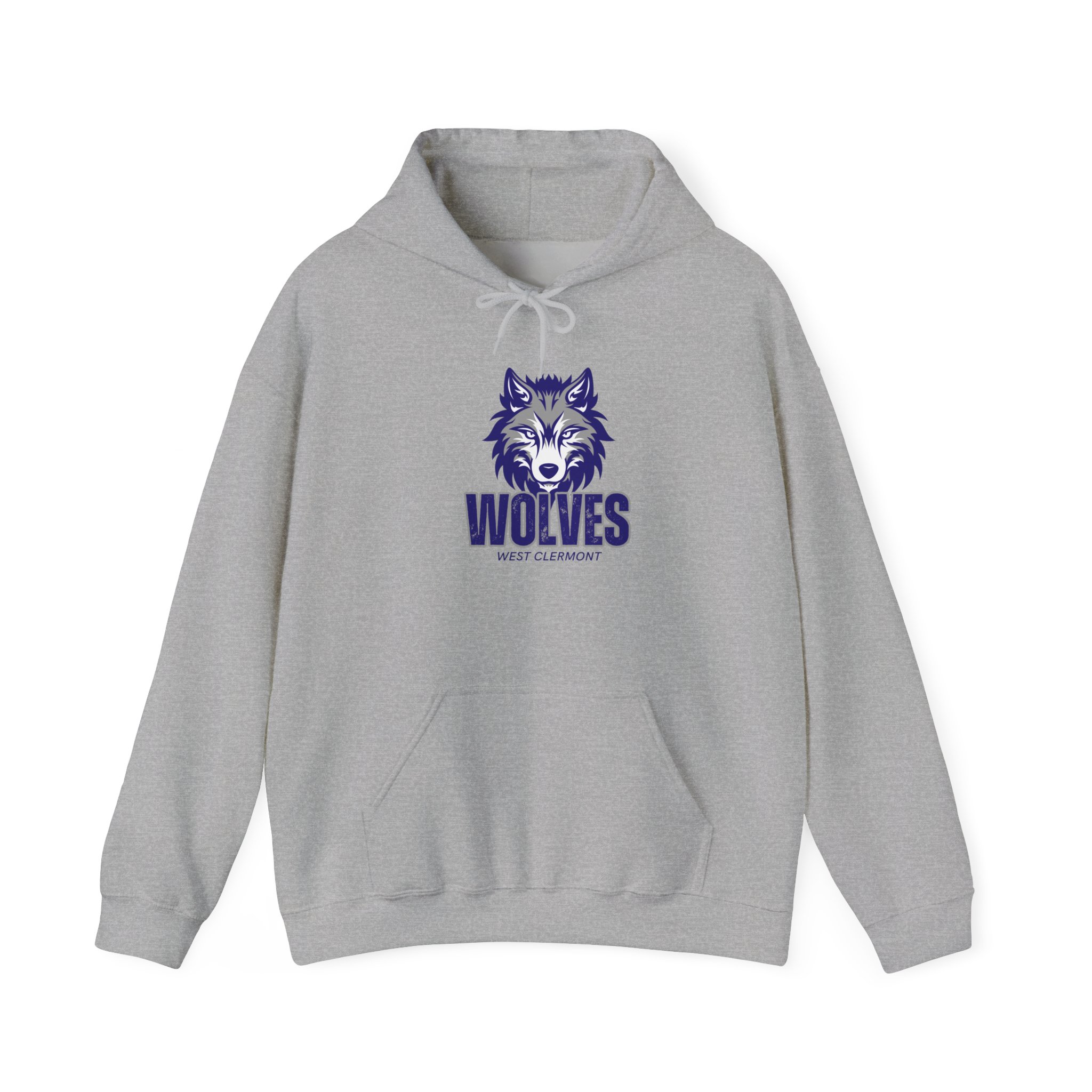 West Clermont Wolves - Unisex Heavy Blend West Clermont™ Hooded Sweatshirt - Image 17