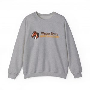 Western Brown Unisex Heavy Blend™ Crewneck Sweatshirt